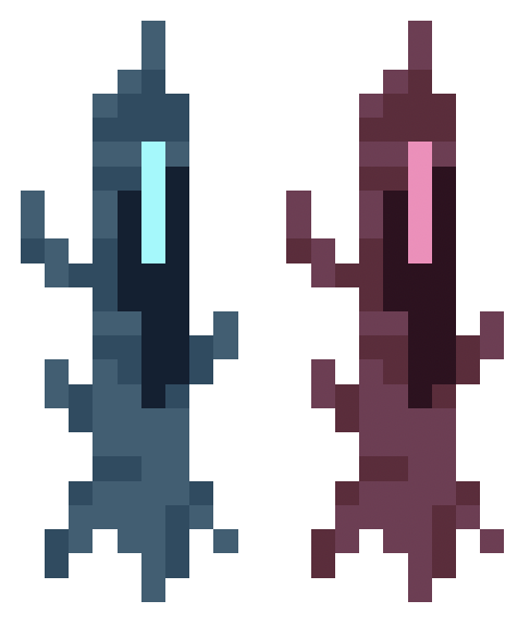 pair of collector bots